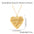 Wholesale heart can be opened photo frame necklace
