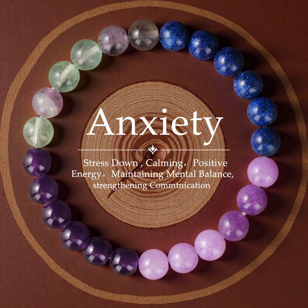 Wholesale 2PCS Colorful natural stone bracelet