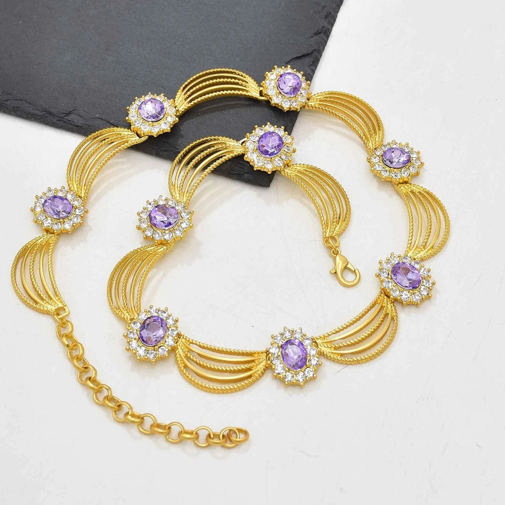 Wholesale Vintage Chain Choker Collar Bone Chain Choker Necklace ACC-NE-Qunq002