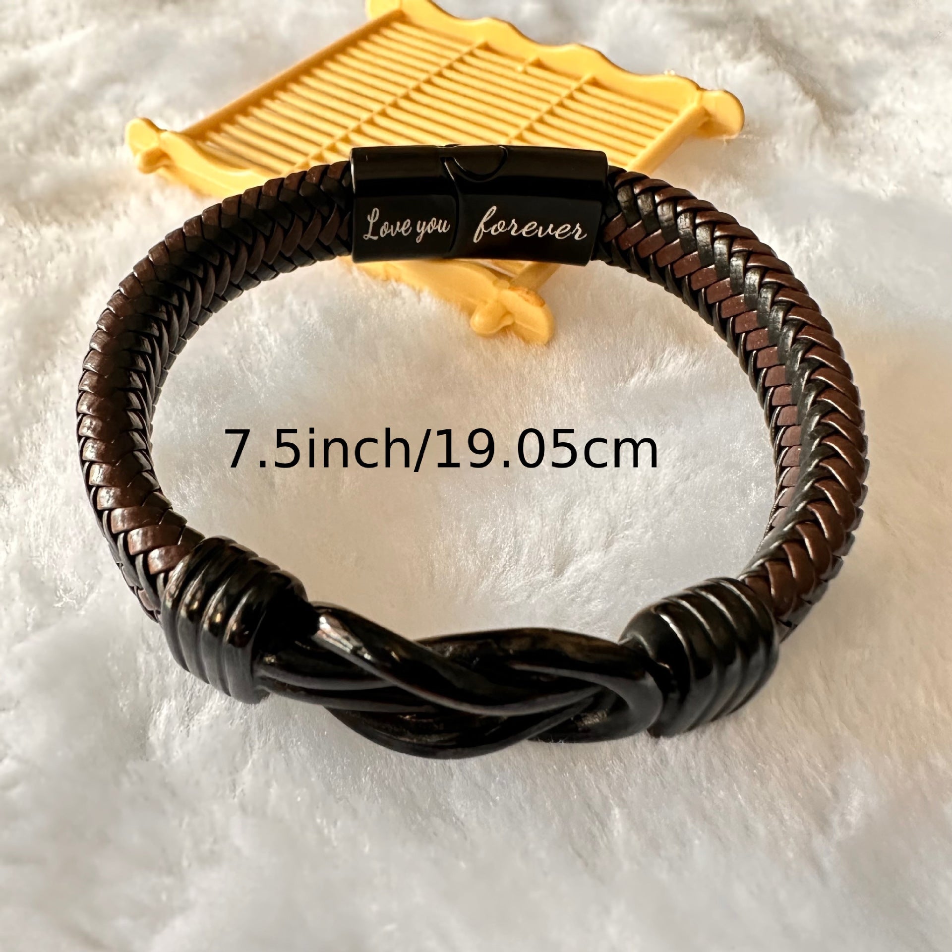 Wholesale Leather Bracelet Men's Magnetic Retro Punk Bracelet ACC-BT-Yima013