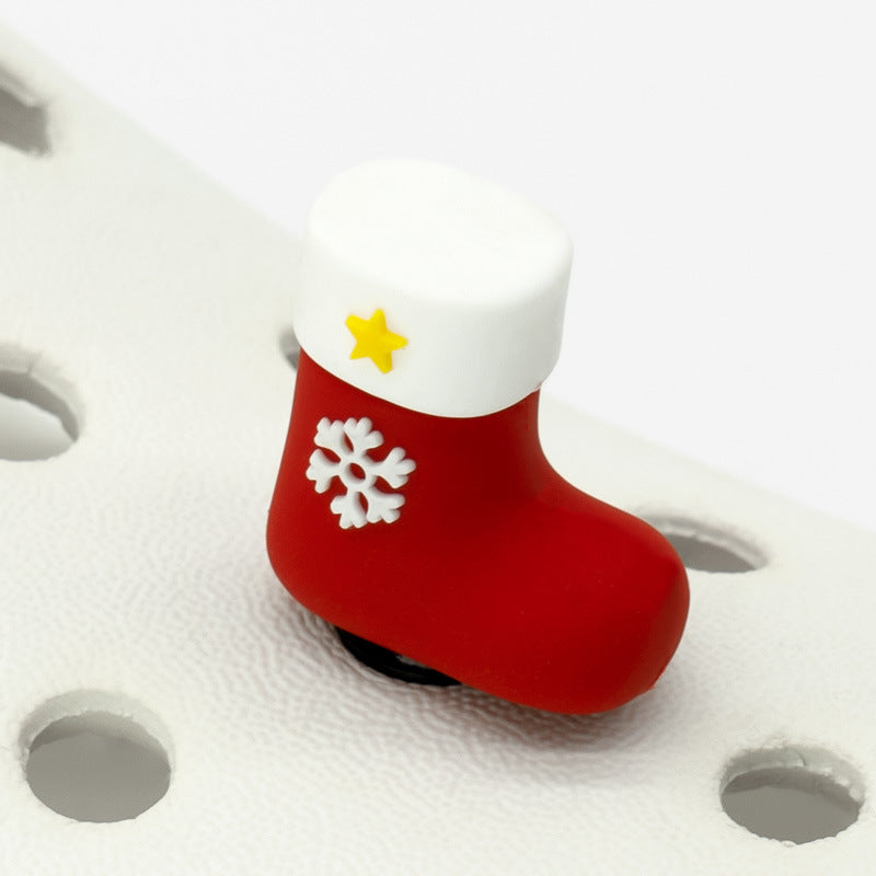 Wholesale 10pcs Random Christmas Series Shoes Accessories Shoes Charms