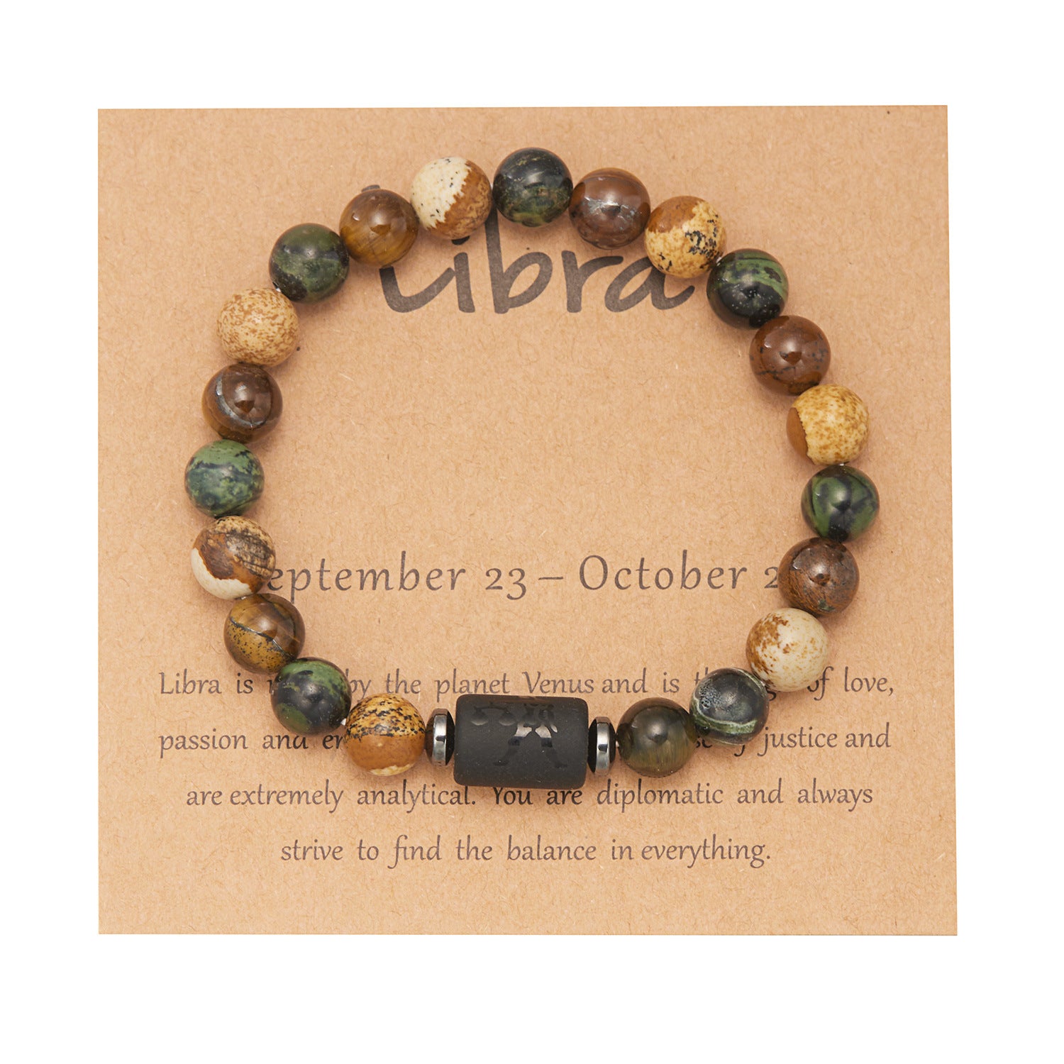 Großhandel Naturstein zwölf Konstellation Perlenarmband