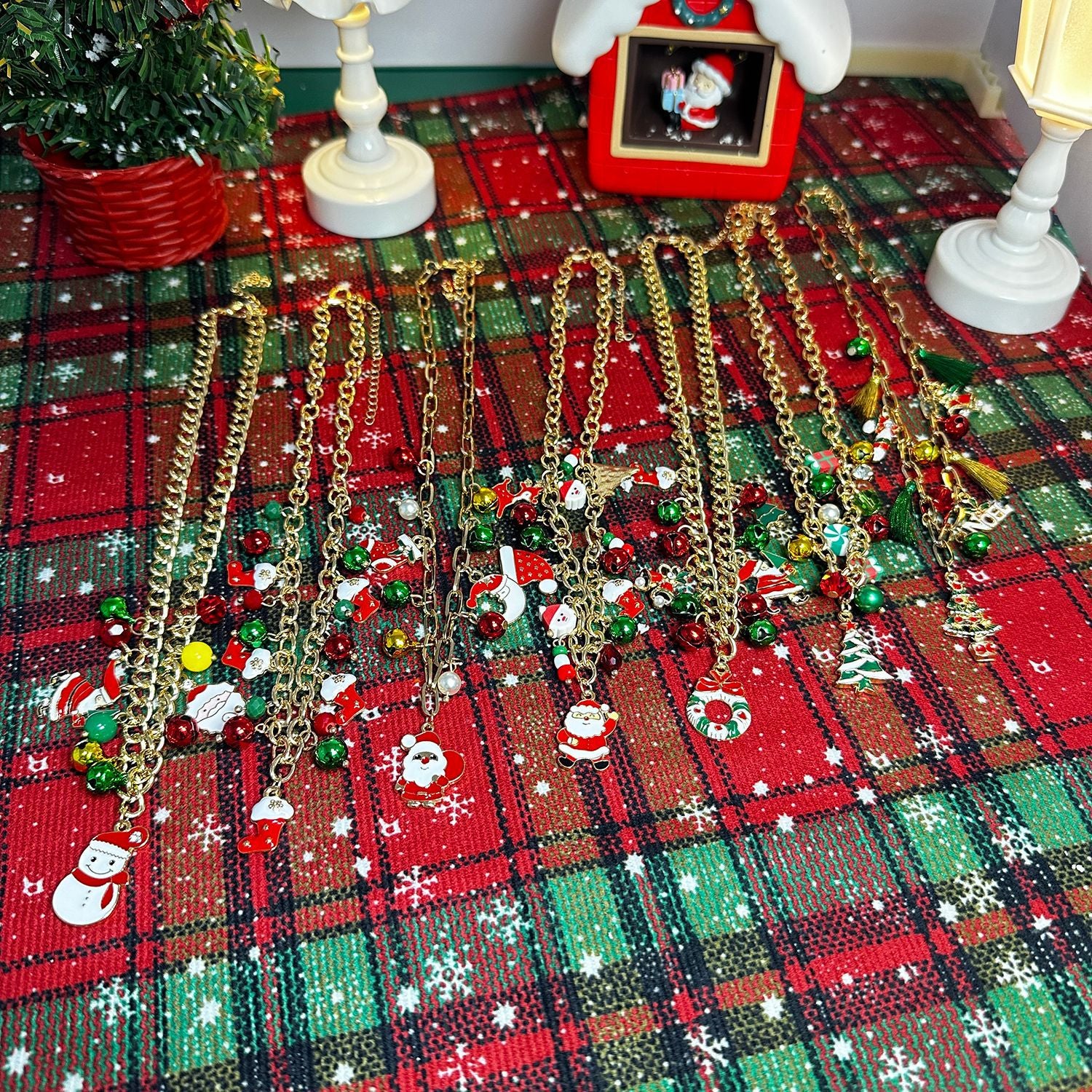 Wholesale Christmas Element Necklace