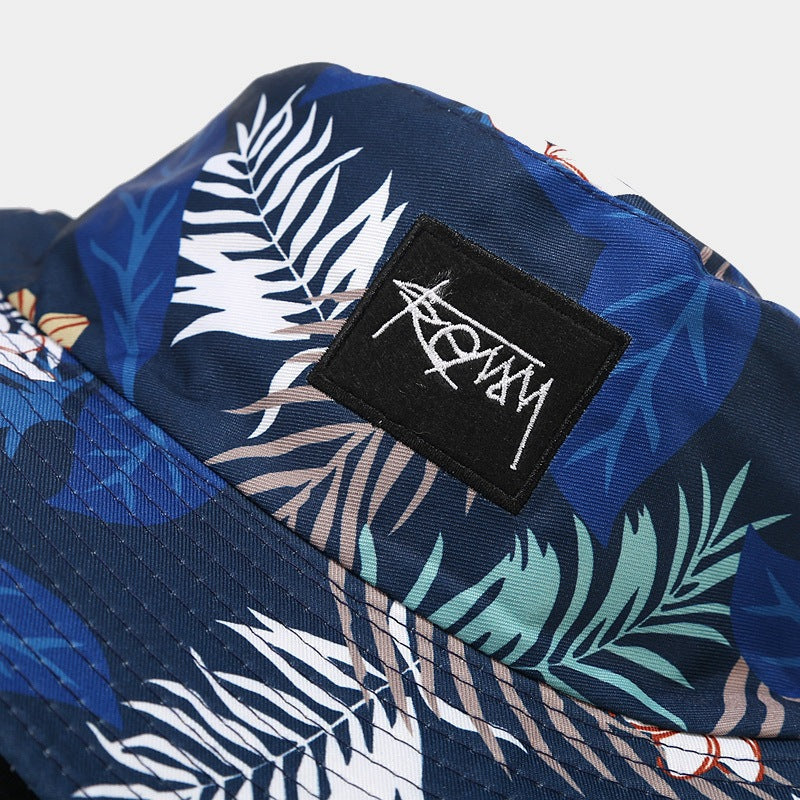 Wholesale Letter Embroidered Fisherman Hat  Double-sided Basin Hat Bucket Hat