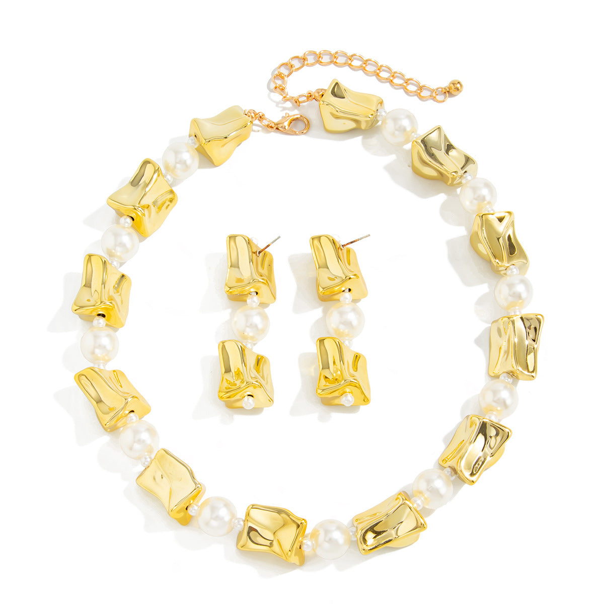 Wholesale Square Ccb Beaded Necklace