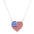 Wholesale  US Independence Day Flag Pendant Necklace