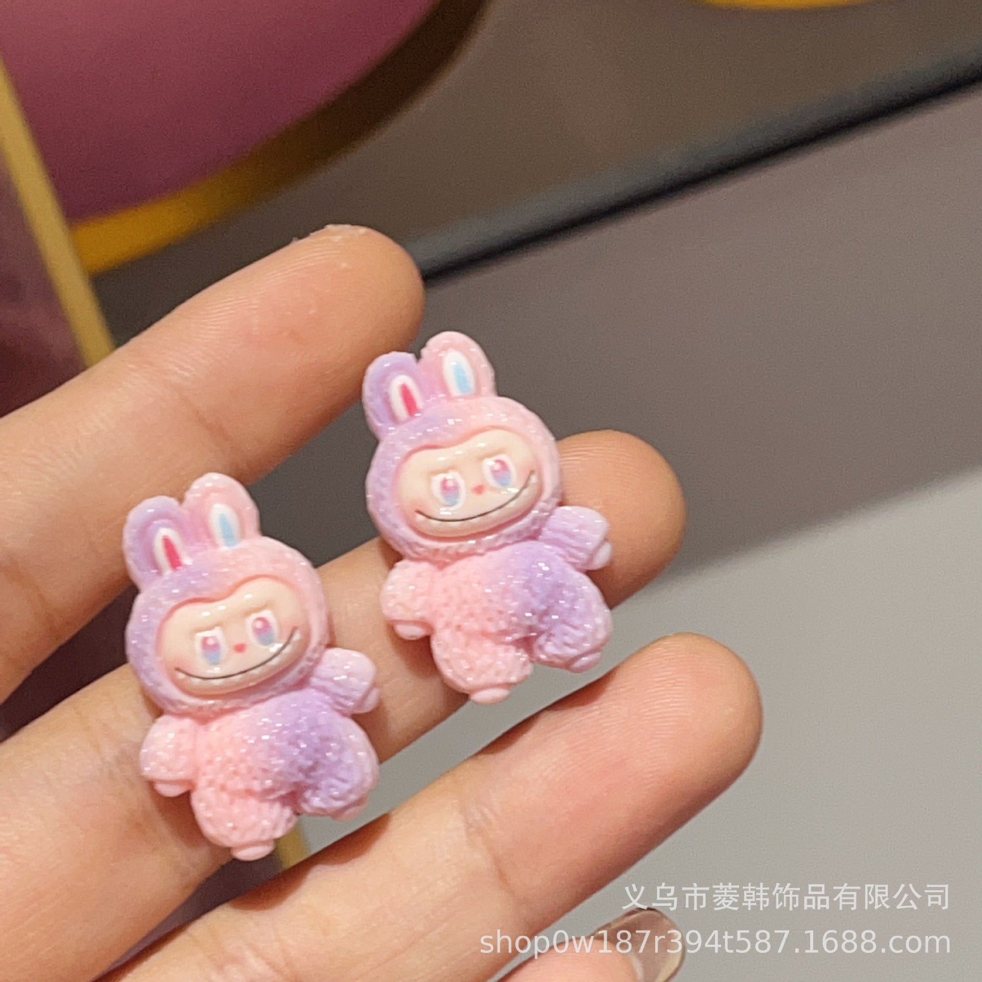 Wholesale Cute cartoon colorful earrings ACCVIP