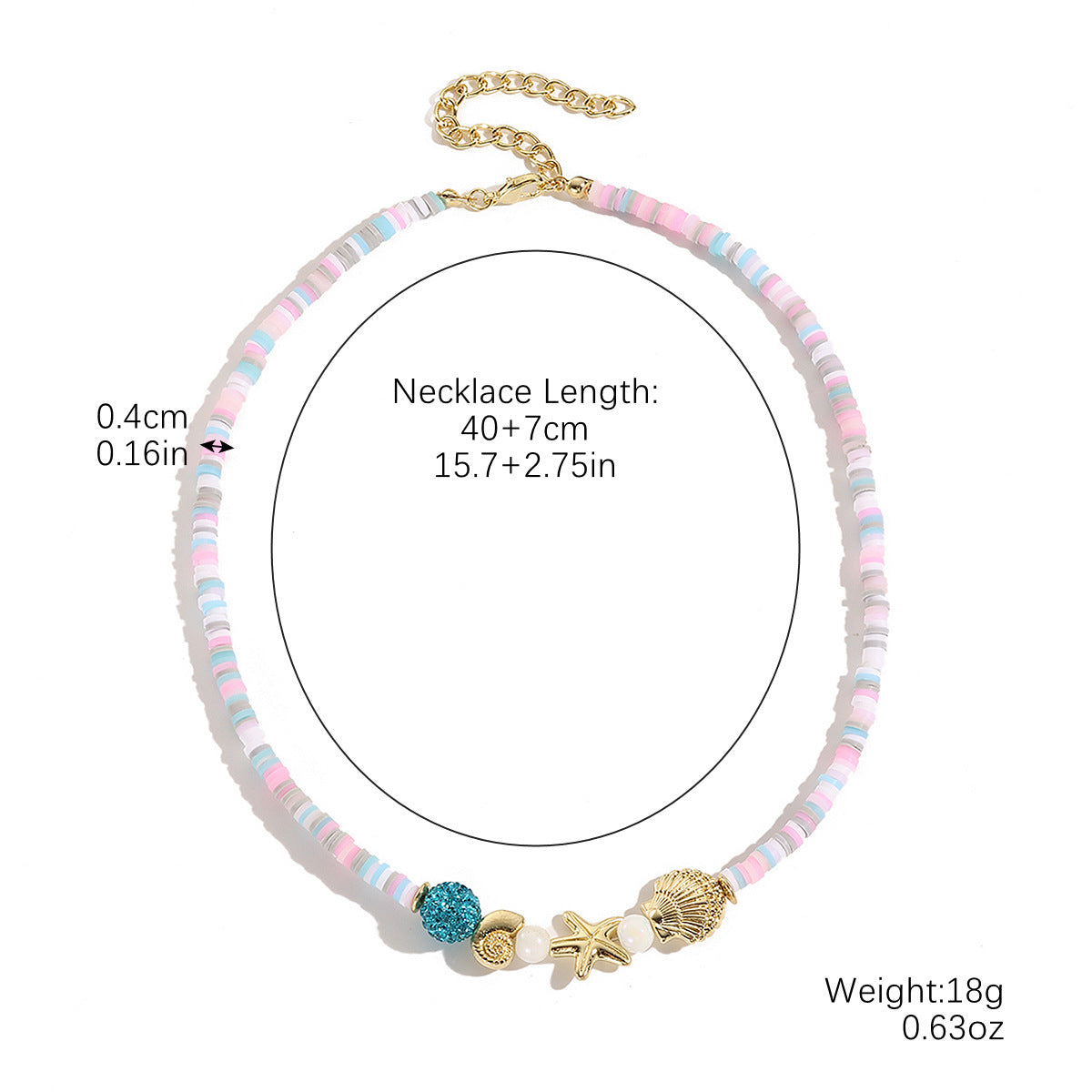 Wholesale Colorful Beaded Bohemian Necklace