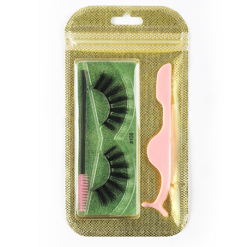 Wholesale Natural Thick 3d False Eyelashes ACC-FS-LJL001