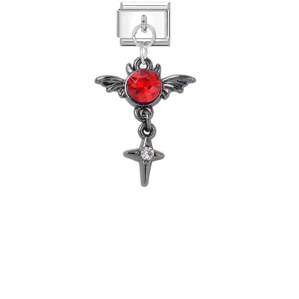 Wholesale Punk Cross DIY Bracelet Charms Titanium Steel Fashion Accessory for Gift and Boutique Resale