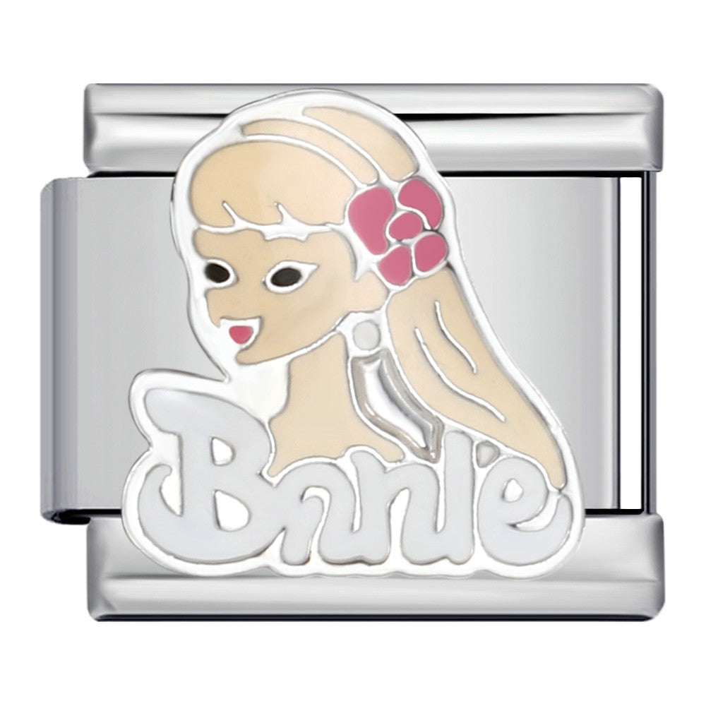 Wholesale Italian Module Bracelet Titanium Steel Welding Oil Dropping DIY Charms