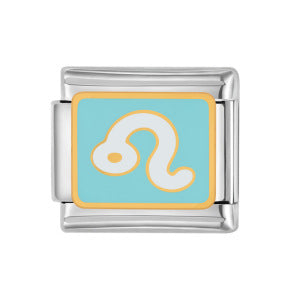 Wholesale Italian Charm Bracelet 9mm DIY Splicing Removable Simple Zodiac Stainless Steel Composable Bracelet