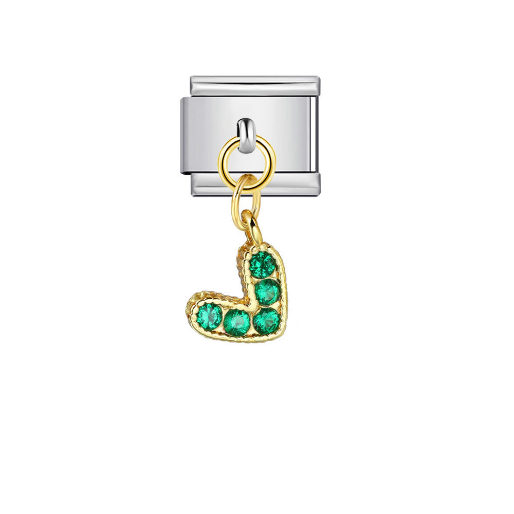 Wholesale Pendant Modular Bracelet Stainless Steel Fashion Accessoryv