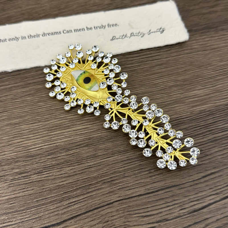 Wholesale  Personality Burst Eye Full Diamond Necklace