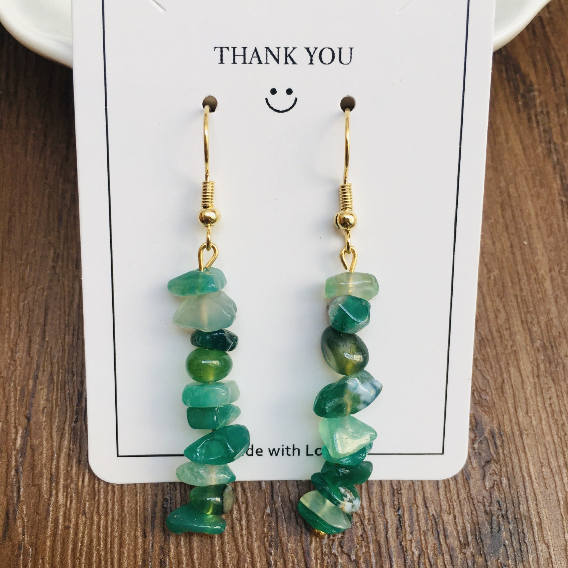 Wholesale Handmade Natural Stone Crystal Beaded Earrings ACC-ES-RongGuan004