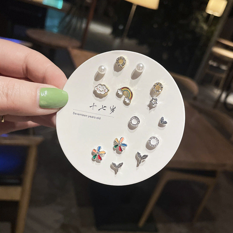 Wholesale Simple Small S925 Earring Set ACC-ES-Zhany007