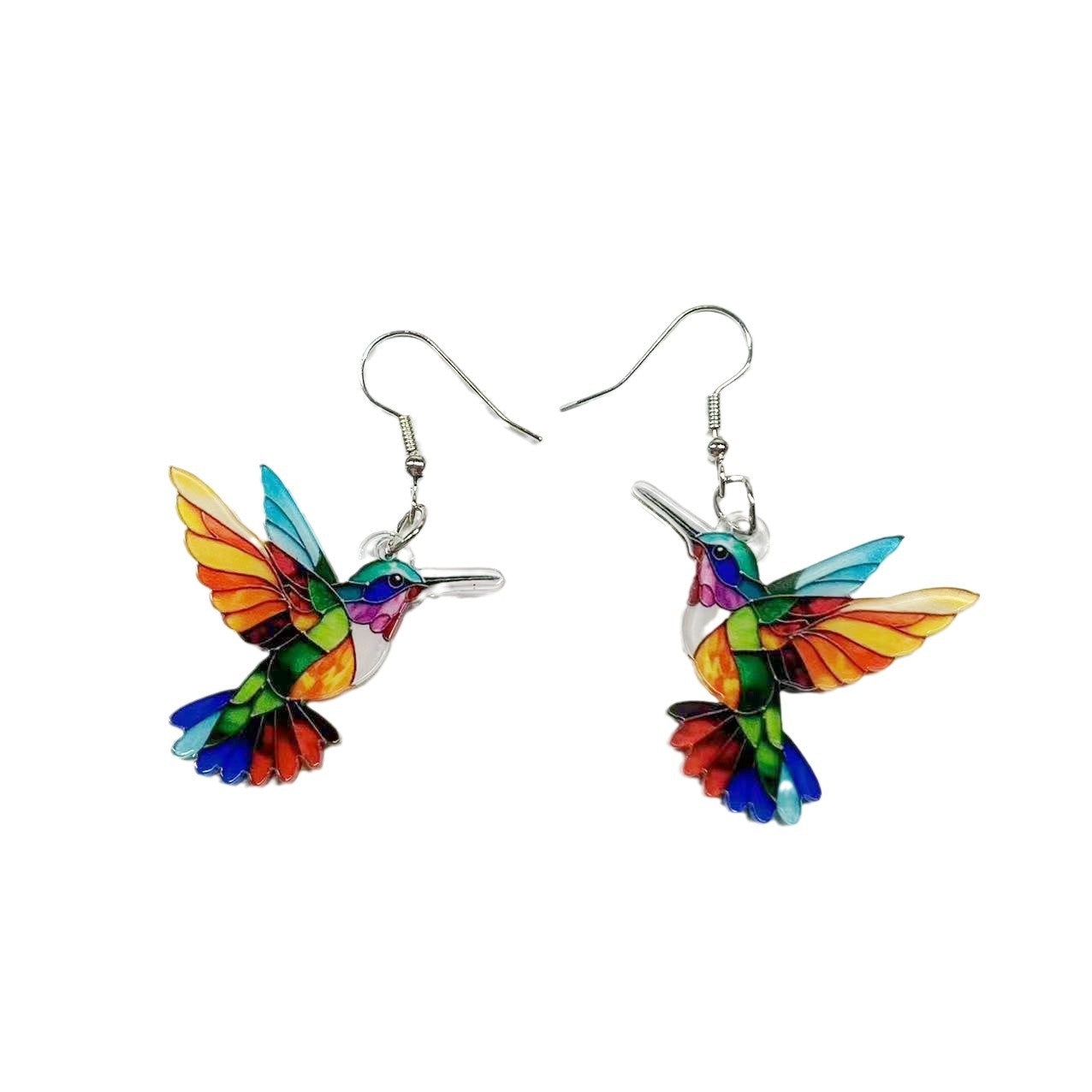 Wholesale  colorful bird acrylic earrings
