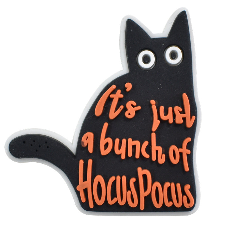 Wholesale Random 100pcs Halloween PVC Soft Rubber Shoe Buckle Decoration ACC-SC-RYY068