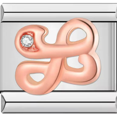 Wholesale Italian Charm Bracelet 9mm DIY 26 Artistic Letters   Creative Stainless Steel Composable Bracelet