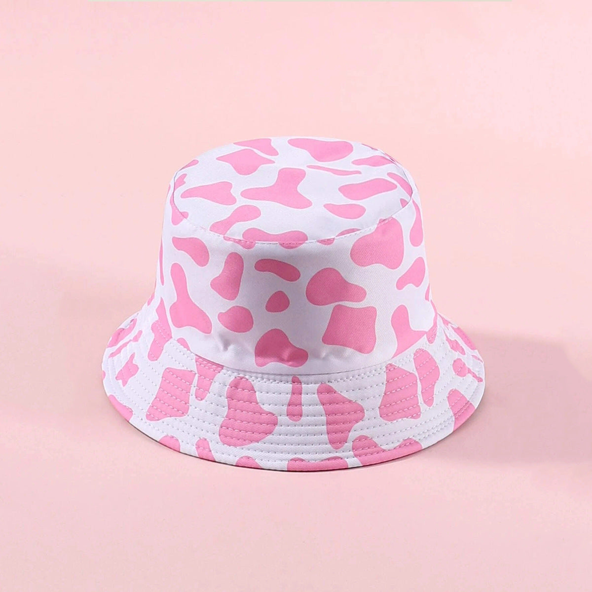 Wholesale Bucket Hat Cow Print Double Sided Casual Hat ACC-HT-DaQi007