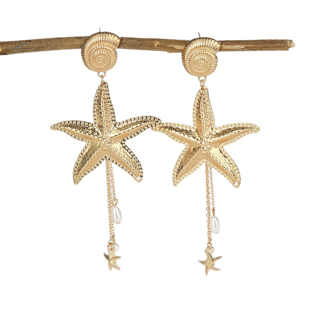 Wholesale Ocean-style jellyfish tassel earrings and necklace accessories