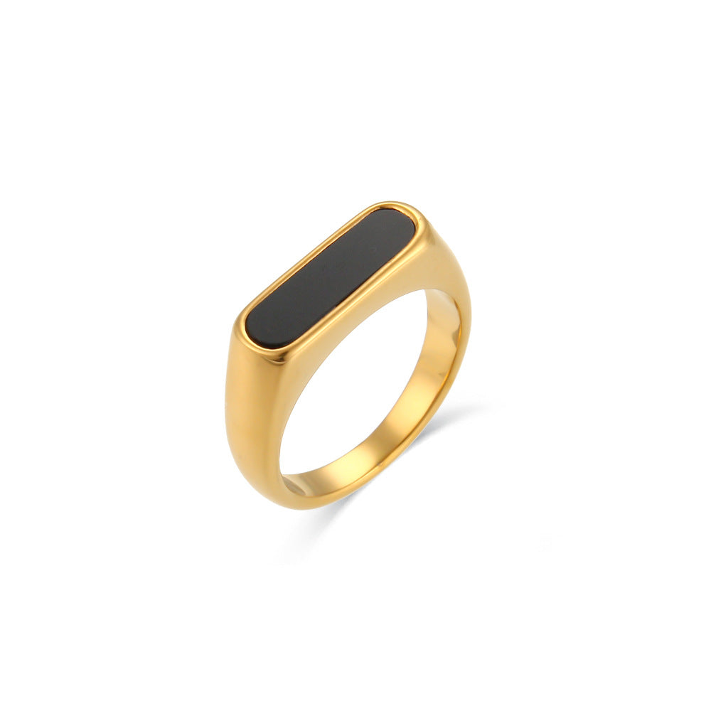 Wholesale Trendy Stainless Steel Gold-Plated Rings with Electroplating Finish for Everyday Wear and Gifts