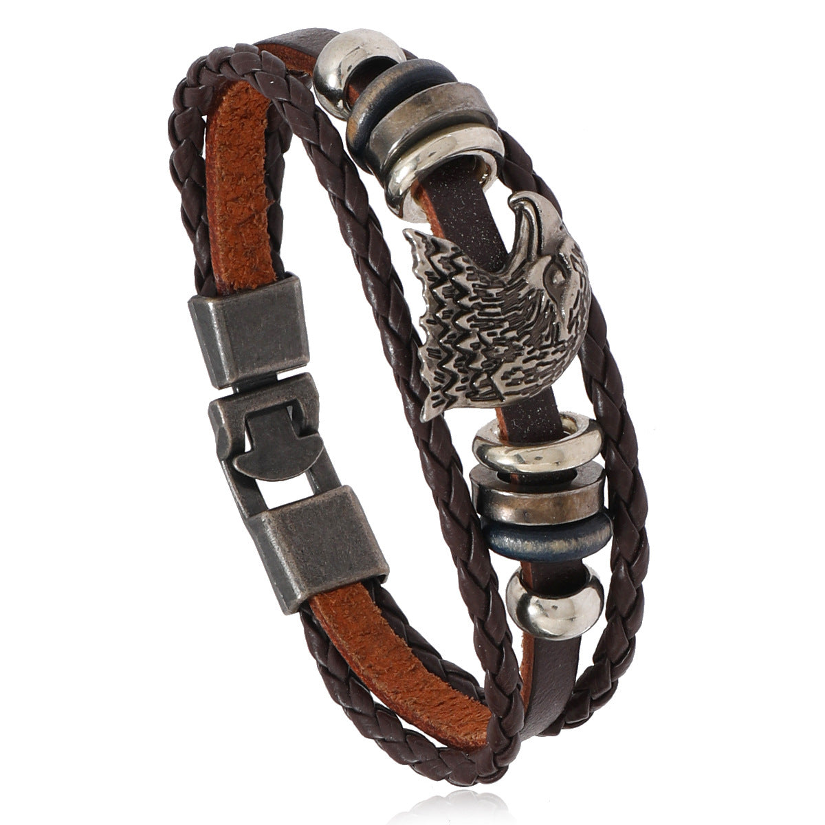 Wholesale Vintage Leather Bracelet Buckle Bracelet ACC-BT-Saih009