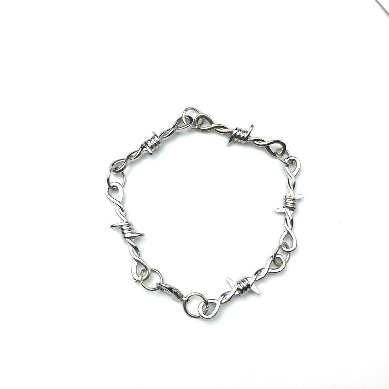 Wholesale Gothic Barbed Wire Small Barbed Chain Necklaces