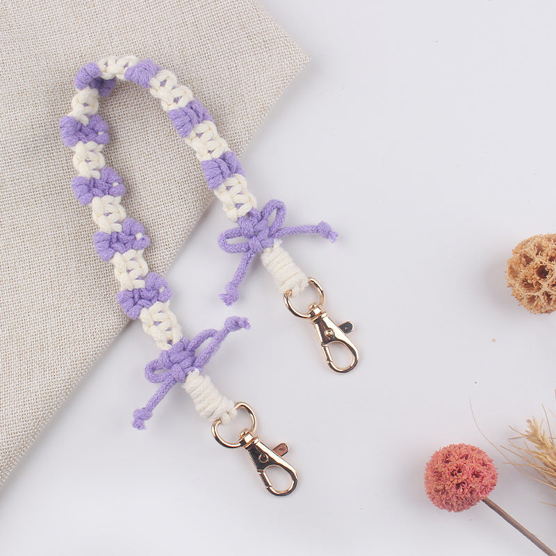 Wholesale  Creative Hand-woven Bow Pattern Water Cup Cup Set Cup Rope