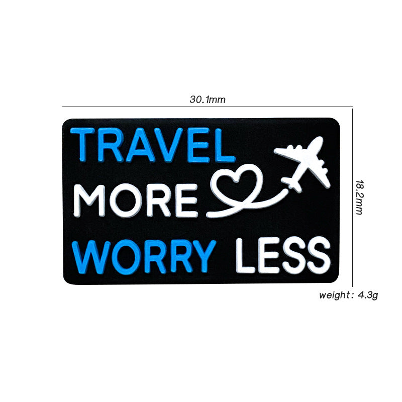 Wholesale 10pcs English Silicone Loose Beads Travel Baby Teether Molar Stick Focal Beads ACC-BDS-WDX205