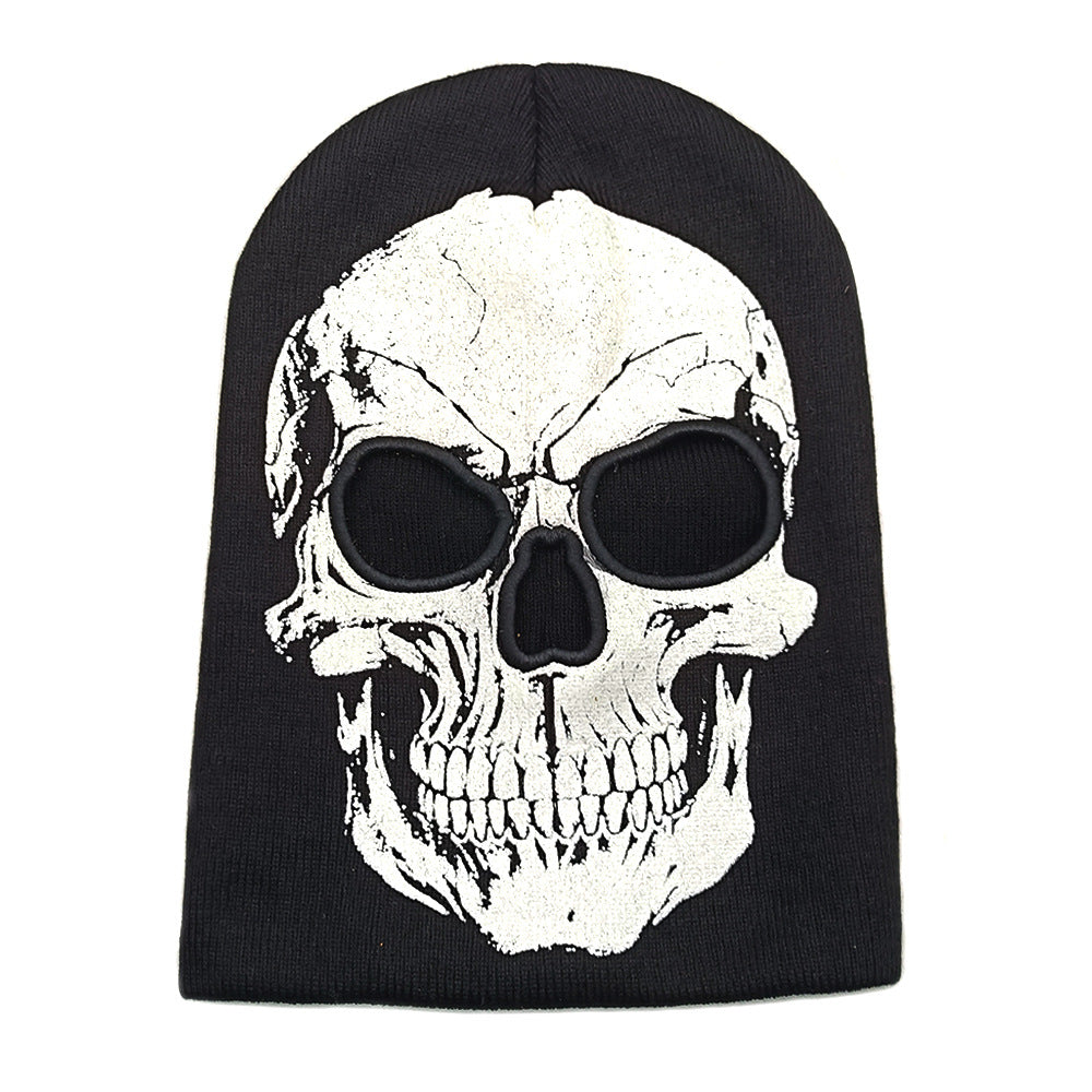 Wholesale  Skull Printed Wool Hat Winter Warm  Hat
