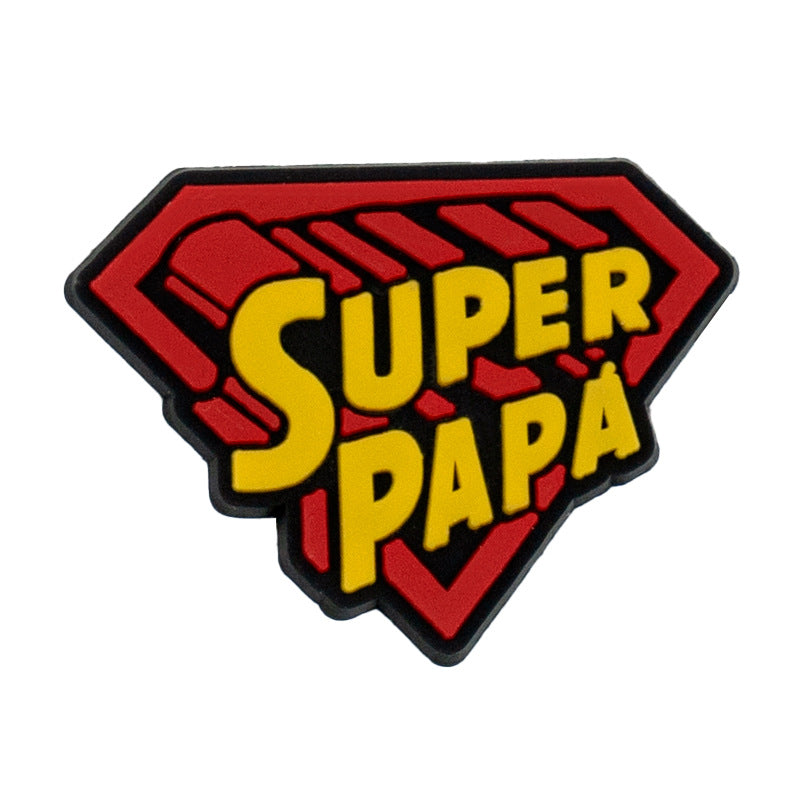 Wholesale 100pcs Random Father's Day Mother's Day Shoes Accessories Shoes Charms