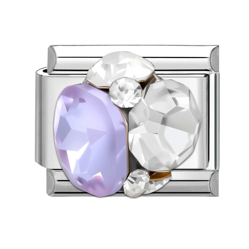 Wholesale Italian Charm Bracelet 9mm DIY Splicing Cute Creative Stainless Steel Composable Bracelet