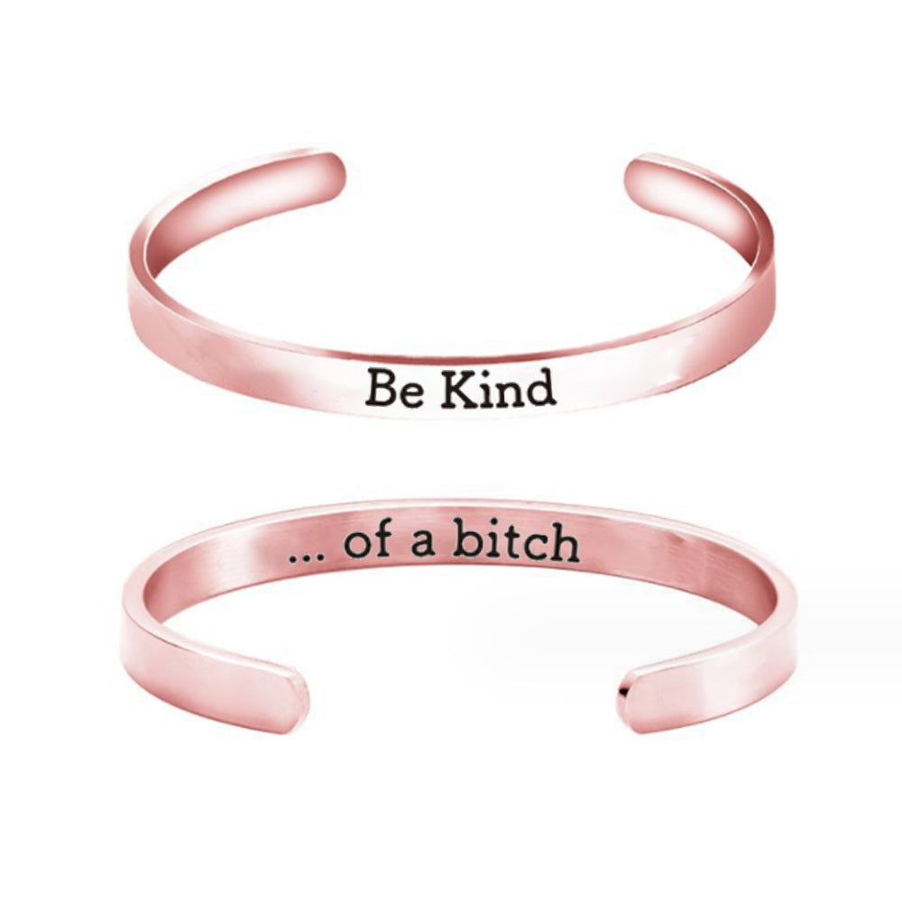 Wholesale Be Kind Friend Gift Stainless Steel Bracelet ACC-BT-Huhe005