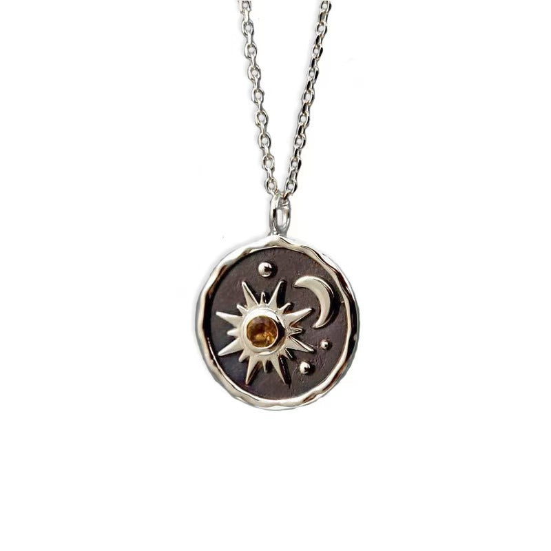 Wholesale Northern Lights Alloy Necklace for Women,  Unique Design,  New Colorful Enamel Oil-Drip Cross Necklace,  Sweater Chain