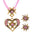 Wholesale Oktoberfest Vintage Heart Diamond Necklace