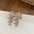 Wholesale Silver Needle Metal Flower Tassel Earrings