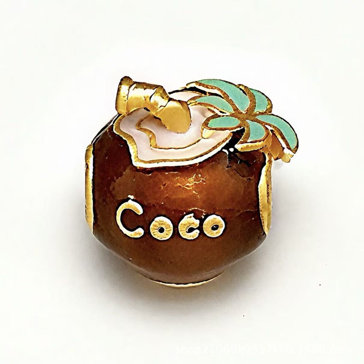 Wholesale 5pcs Exquisite Enamel-Drip Crafts  DIY Beaded Bracelet Charms