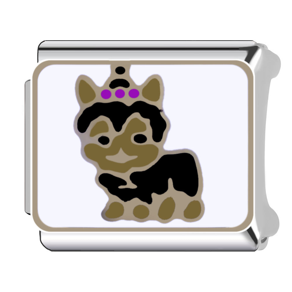 Wholesale  Italian Charm Bracelet 9mm DIY pet dogs Creative Stainless Steel Composable Bracelet