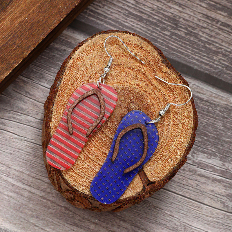 Wholesale Acrylic Christmas Valentine's Day New Year Independence Day Earrings suit