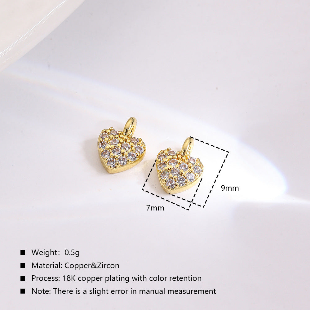 Wholesale Bone Angel Wings Heart Ice Cream Pendant