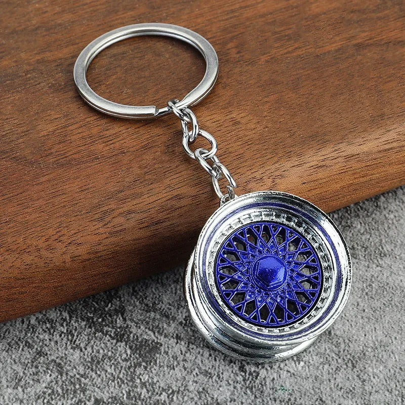 Wholesale  Wheel Rim Simulation Keychain