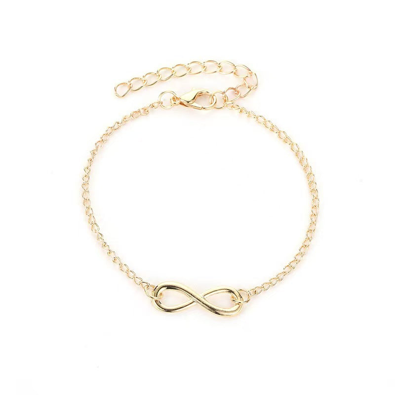 Wholesale Retro 8-Shaped Buckle Alloy Bracelet - Fashion Accessory for Everyday Wear,  Gift,  or Boutique Resale
