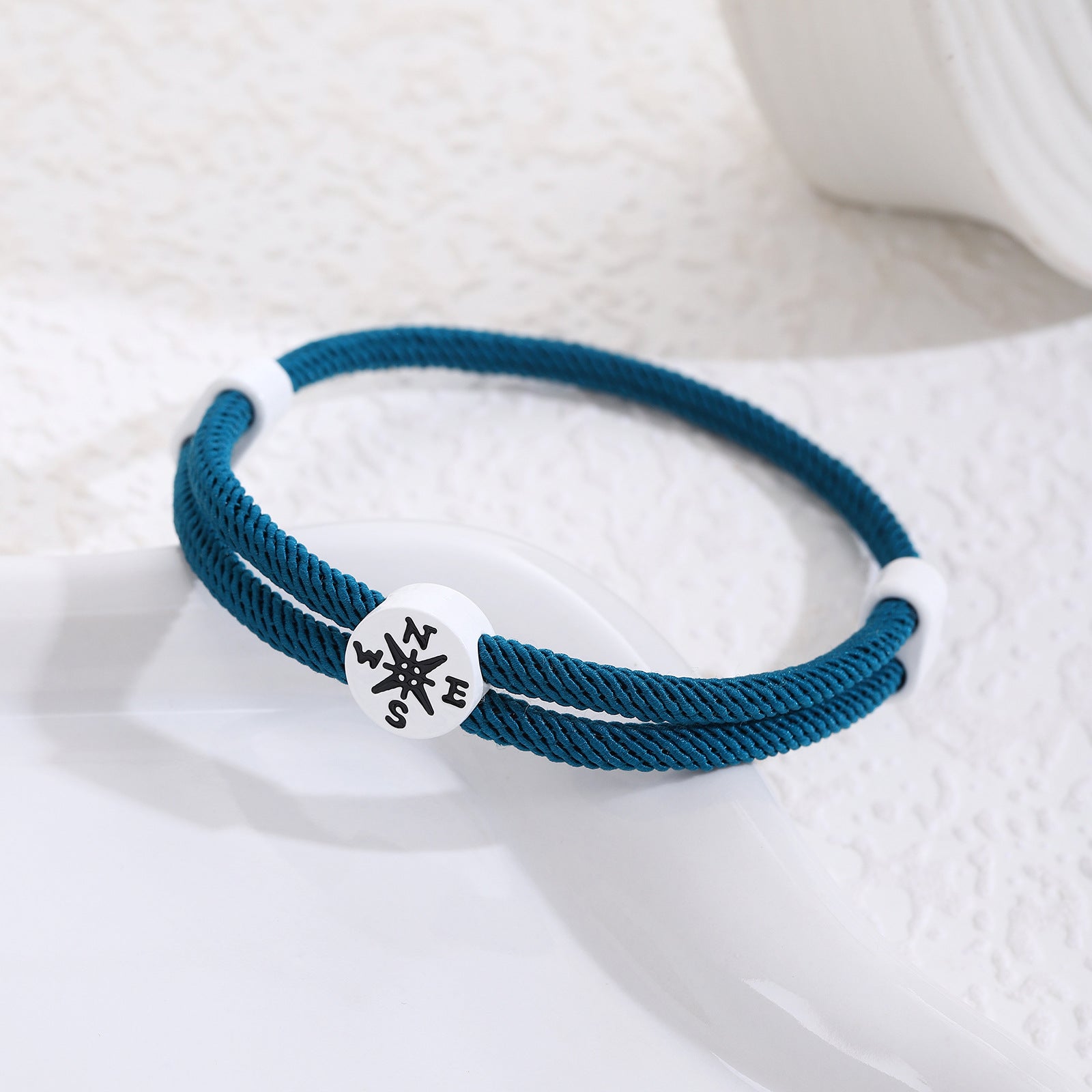 Großhandel Abschlusssaison Inspirierende Kompassgewebe Seilseilarmband