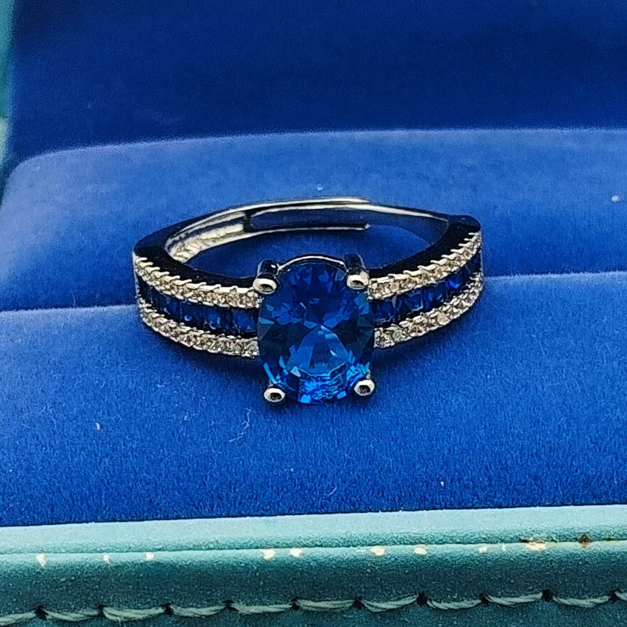 Wholesale Adjustable Oval Ruby Ring