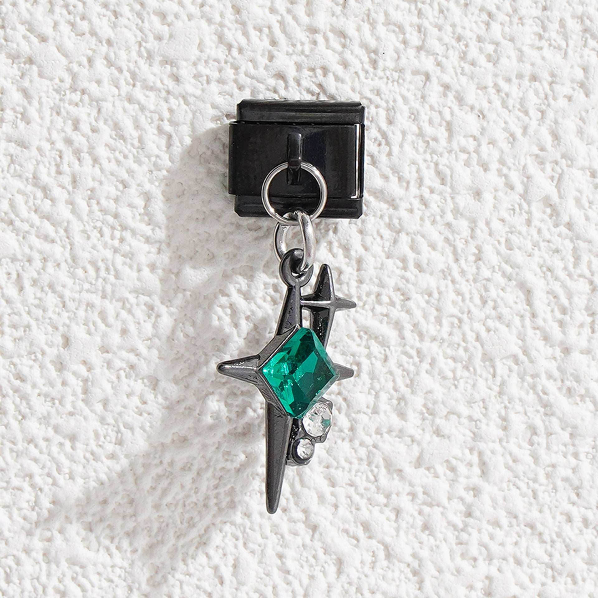 Wholesale Italian Charm Bracelet 9mm DIY Splicing Color Diamond Stainless Steel Composable Bracelet