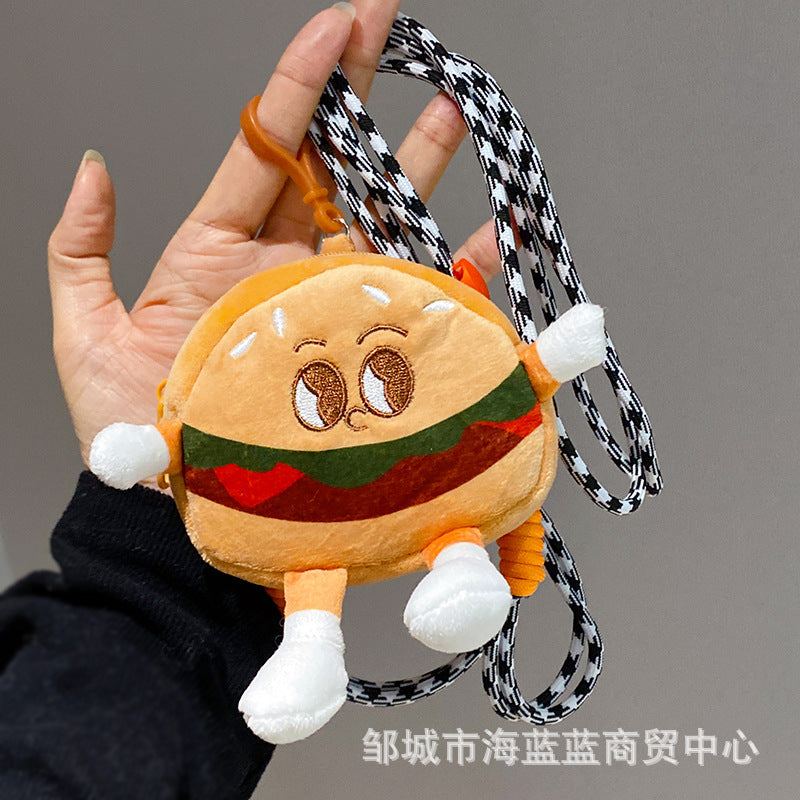 Wholesale Cute Cartoon Hamburg Coin Purse Wallet