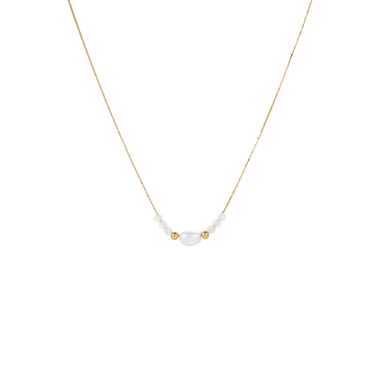 Wholesale Stainless Steel Necklace Pearl Pendant Necklaces