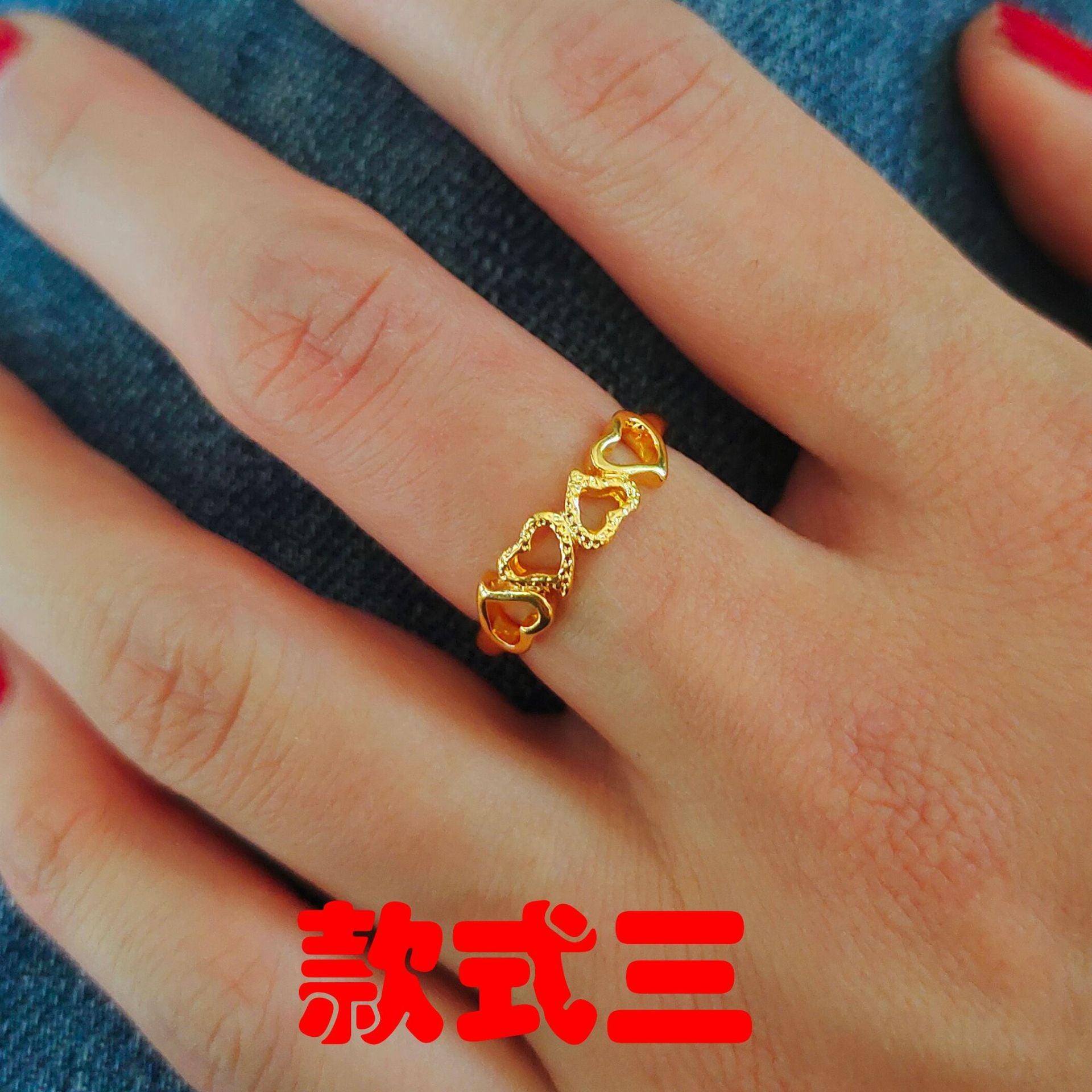 Wholesale Gold Big Flower Ring ACC-RS-WanXi010