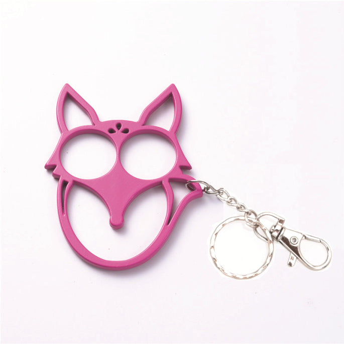 Wholesale Outdoor Fox Metal Pendant Keychain Keychains Accessories ACC-KC-NN001